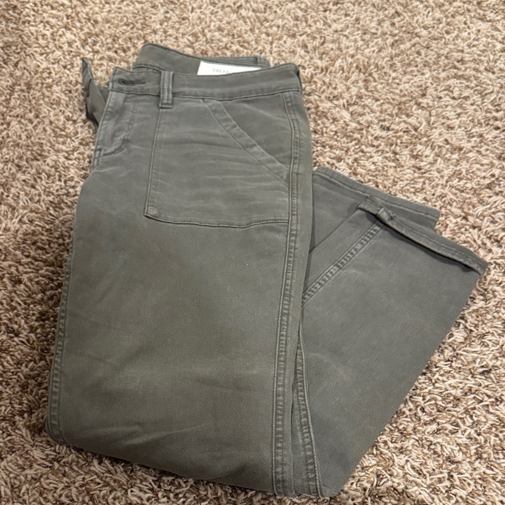 Treasure & Bond Gray Straight Leg Pants